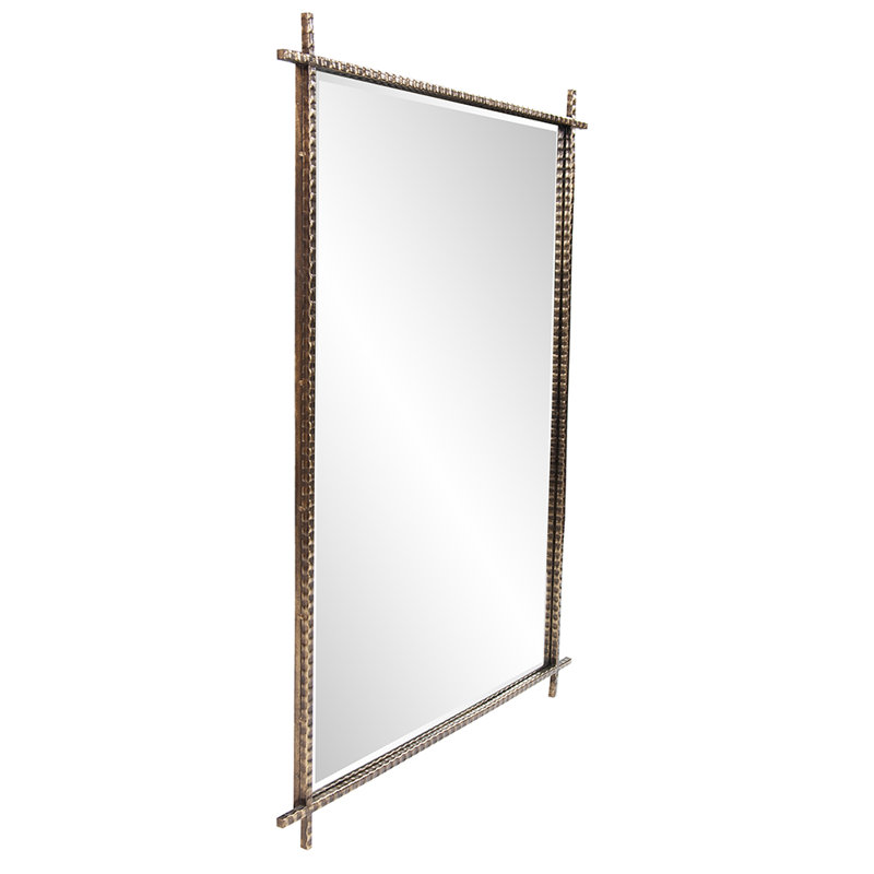 Jareth Rectangle Metal Wall Mirror & Reviews Joss & Main